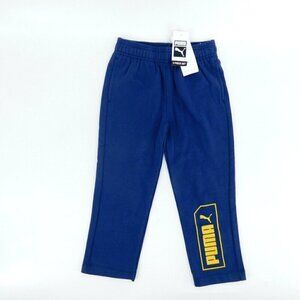 Puma Sweatpants Kids Size 4 Navy Blue New Boys Girls